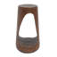 Table d'appoint d'extérieur avec design creux, table de bout, table d'appoint pour balcon de patio-983000393