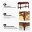Banc rembourré en noyer-585960643
