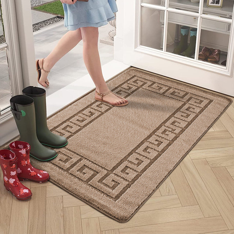 Sanil Solid Colour Area Rug, Rectangle 50 x 80cm