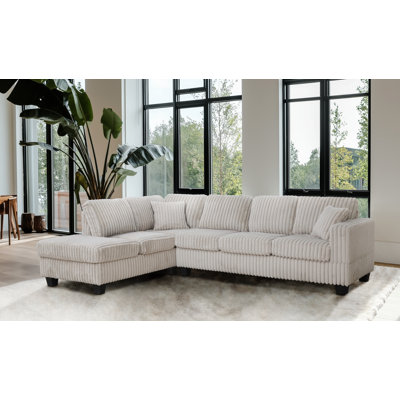 Canapé modulaire réversible Vega en fausse fourrure