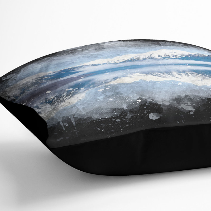 Square Cushion, 40cm H x 40cm W x 15cm D, Black