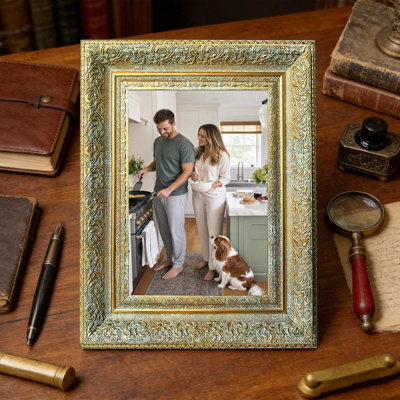 Cadre photo chaud antique 1PC 8 "x 10" avec cadre PS
