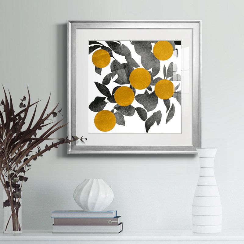 «Shadow Branch IV», reproduction encadrée de qualité supérieure - prête à être accrochée, H 26,5 po x l 26,5 po x P 1,5 po