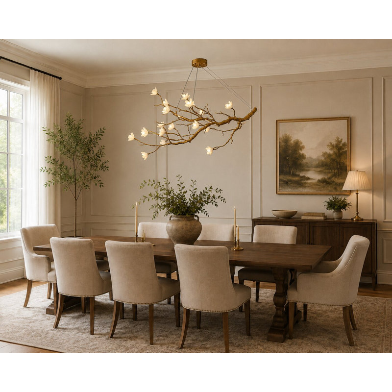 Transitional 18-Light Branch Chandelier 