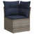 Coussin bleu marine / structure grise est en rupture de stock sélectionné