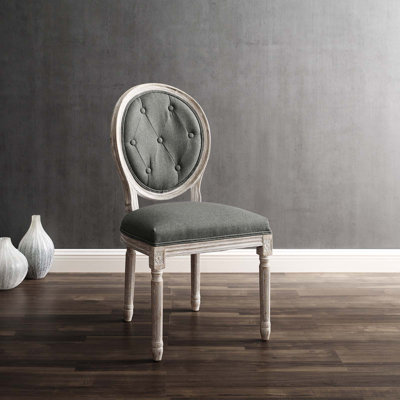 18'' H Tufted Upholstered Side Chair