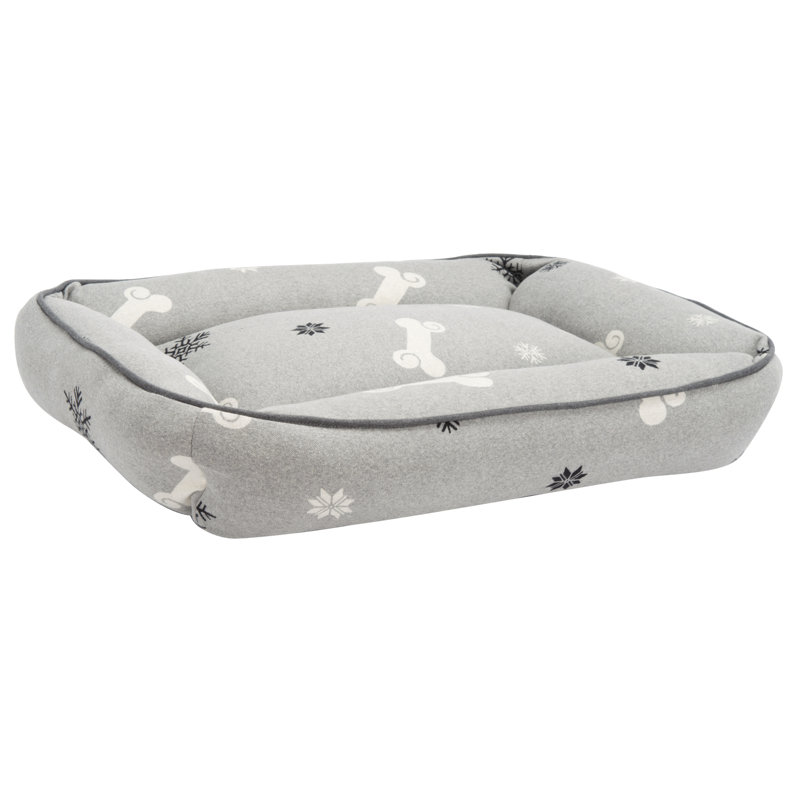 Lit pour animaux en coton, Grand (l 28 po x P 24 po x H 8 po)