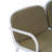 Outdoor Patio Loveseat, PP White Frame With Green Cushion-2065781892-2065781895
