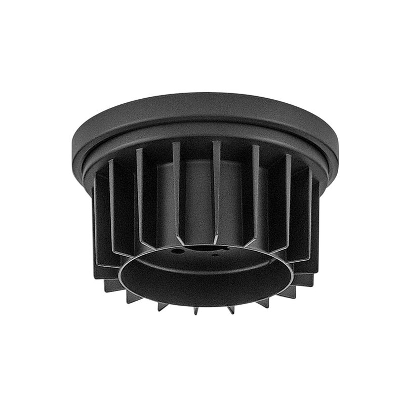 Draftsman Flush Mount Ceiling Fan Kit, Black