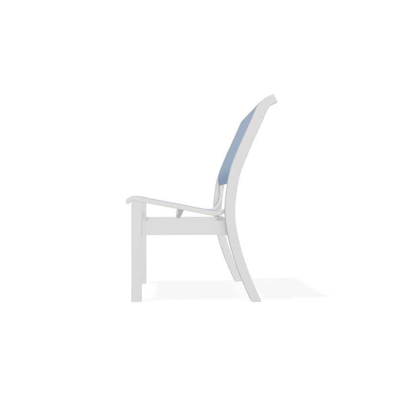 Leeward Outdoor Dining Chair, Snow, Sky