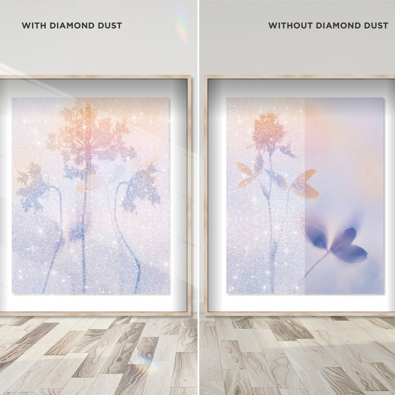 Lavender Shadows Set Set by Oliver Gal, 17"H x 21"W, Natural Oak Shadowbox