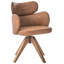 MARCY 49cm H Upholstered Armchair in Brown