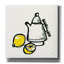 «Tea And Lemons» par Chris Paschke, art mural sur toile, 37 po x 37 po