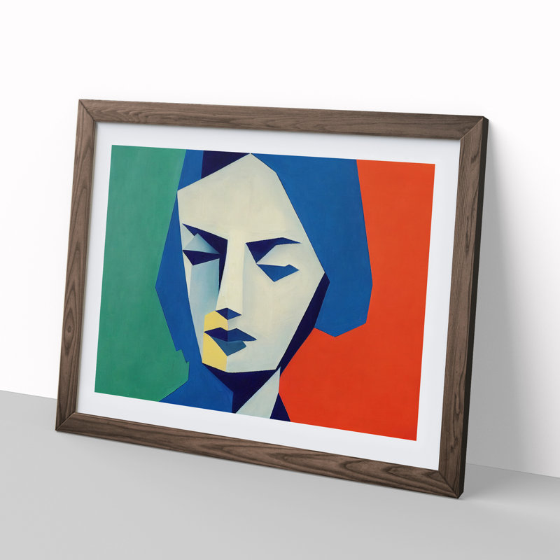 XH1022-8968X The Modern Woman Vol.3 Abstract - Single Picture Frame Print, 25cm H x 34cm W x 2cm D, Brown