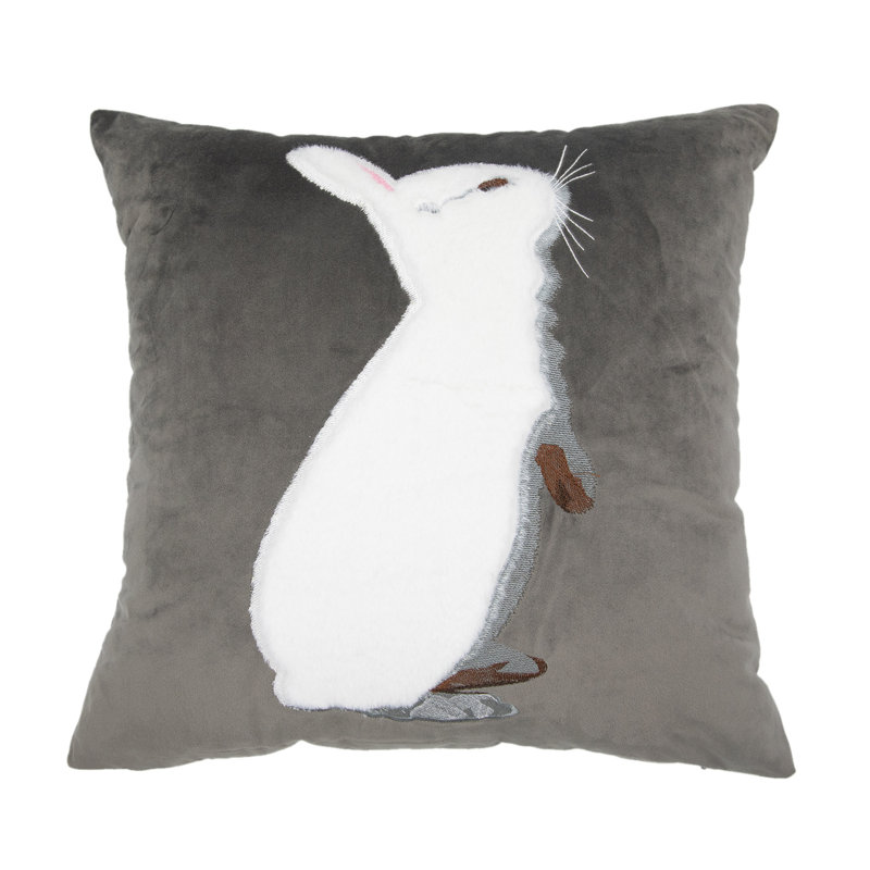 Coussin Rabbit, Gris