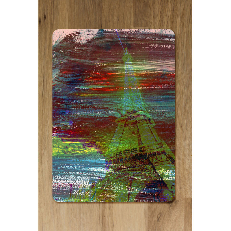 Cristofer Polyester-Coated Hardboard No Pattern Rectangle Placemat