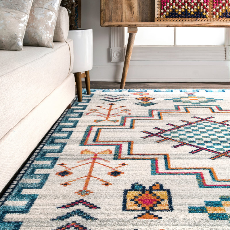 Oconee Southwestern Indoor Rug, Rectangle 5' x 7'5"