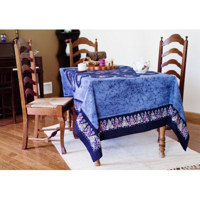 Ordaz Multi Batik Block Printed Tablecloth