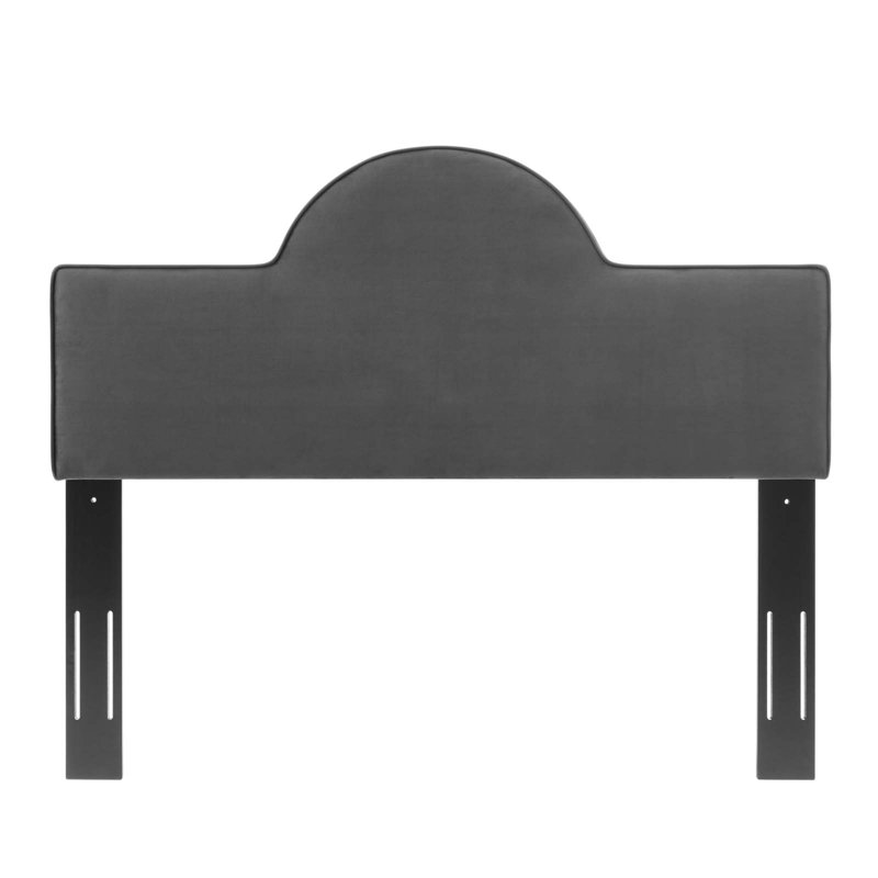 Dawn Performance Velvet Headboard, King/California King, Charcoal