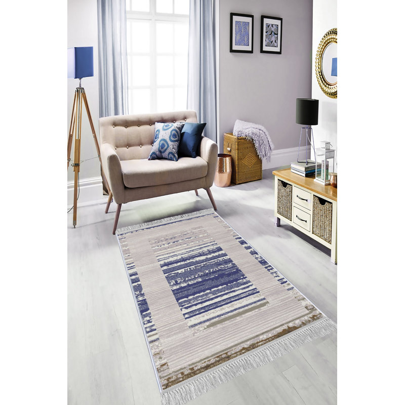 Luxurious Velvet Area Rug (4.6 x 7.2 ft), 100% Antibacterial Fabric, Non-Slip Cotton Backing, Pile Height: 0.4 in | Machine Washable, 3D Digital Print Design | Perfect for Living Room & Bedroom Decor, Soft & Durable