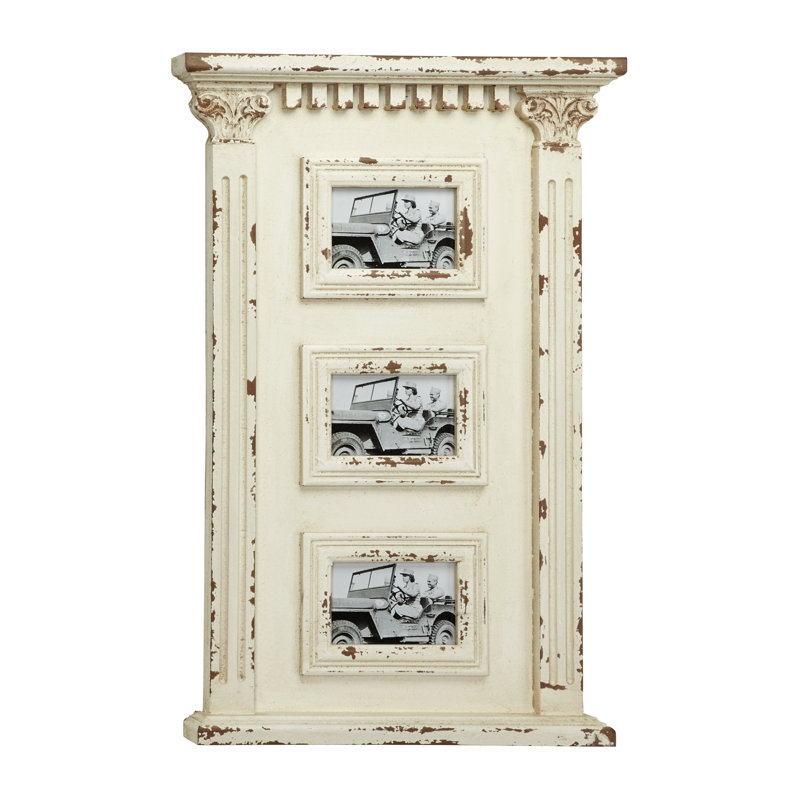 Pharr White Embossed Picture Frame
