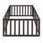 Wood Daybed Frame with Fence-591128210-591128213