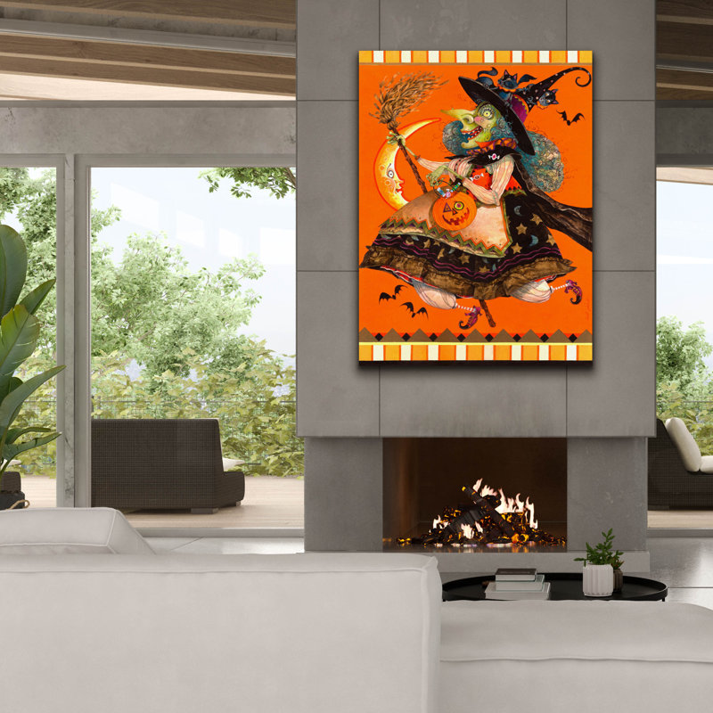 Art mural sur toile Trinx «Witch» par David Galchutt, H 26 po x l 18 po x P 0,75 po