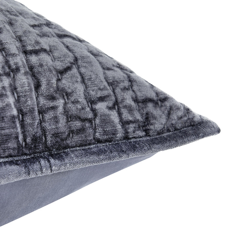 Dimitry Polyester Zipper Sham, King, Sea Fog Blue