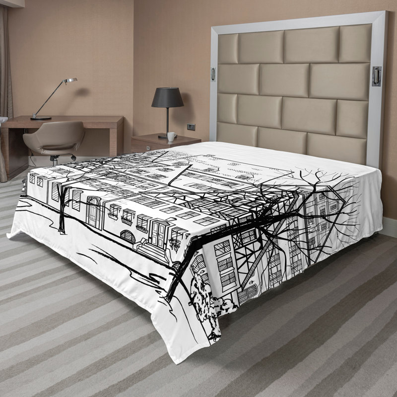 Drap-housse Ambesonne, Drap plat grand