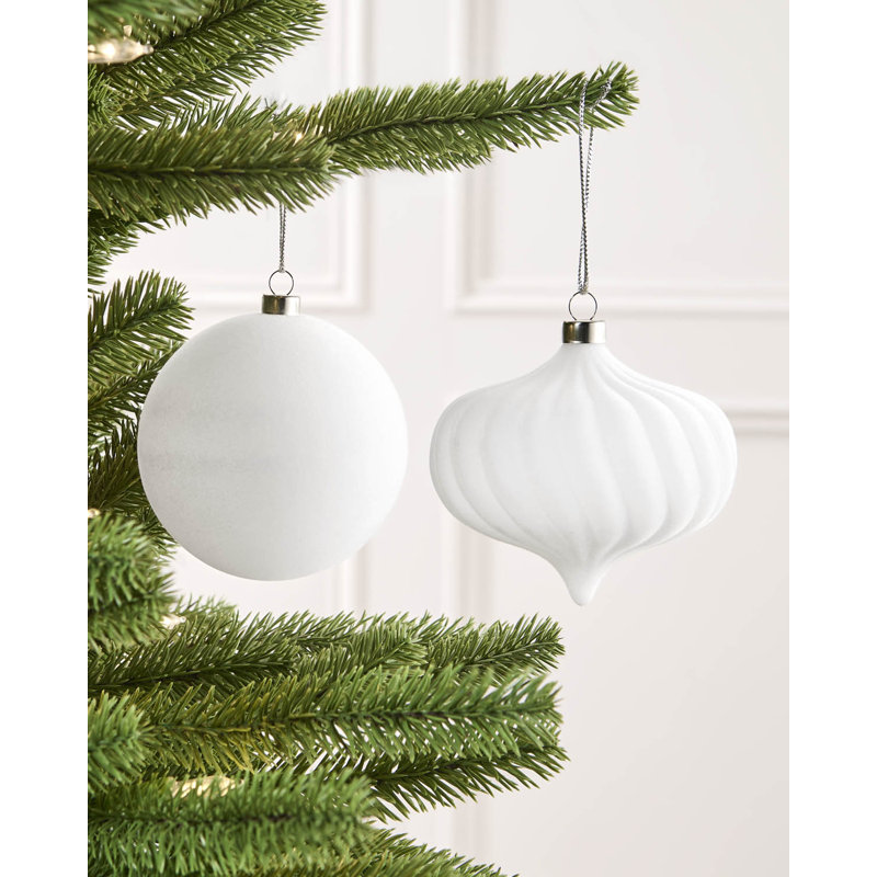 25cm Polystyrene Bauble, white