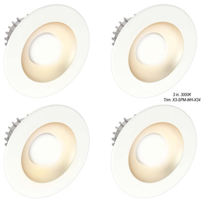 4'' Dimmable Air-Tight Standard Recessed Lighting Kit