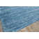 Rectangle Plush Solid Color Hand-Knotted Wool Area Rug in Light Blue