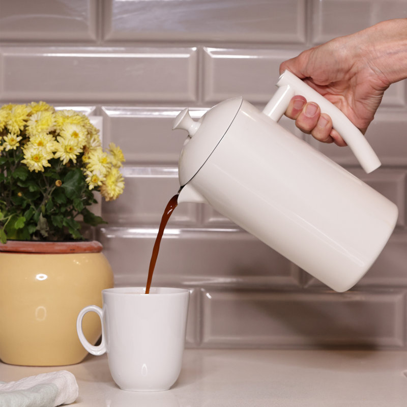Frieling 34 oz - French Press Coffee Maker, Snow White
