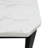 Biggs Square Marble Top with Solid Wood Base Dining Table