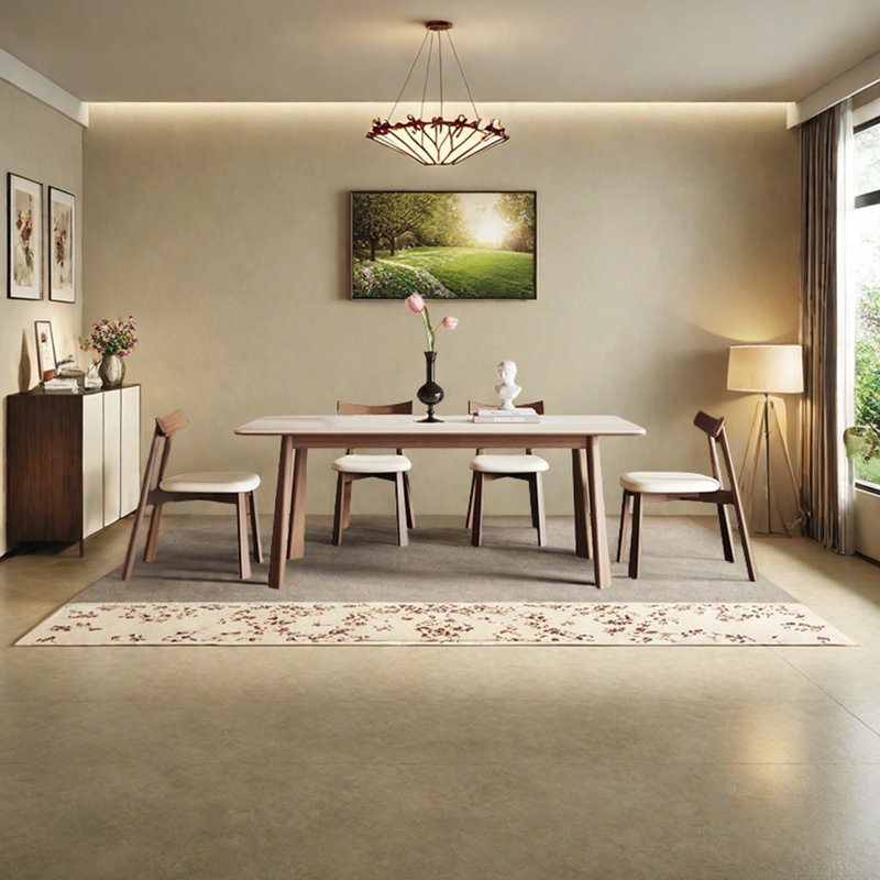 Table de salle à manger style français, H 29,52 po x L 59,05 po x l 31,49 po
