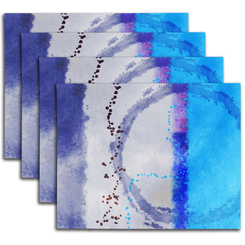 Napperon abstrait en polyester