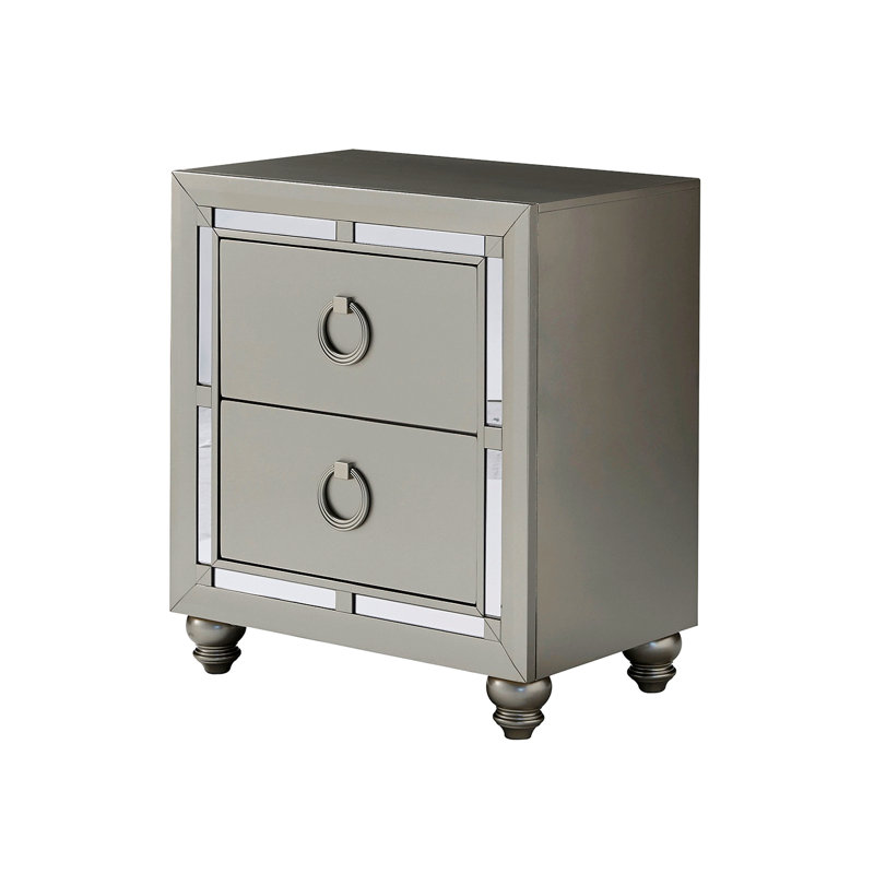 Table de chevet Gemstone Silver