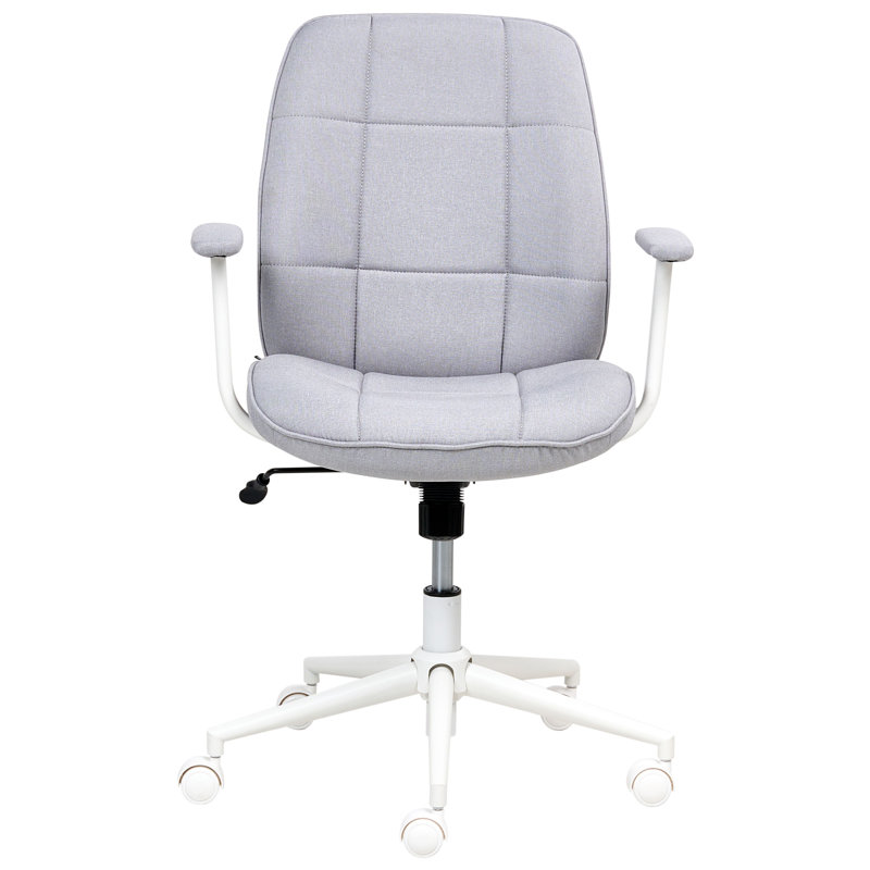 Office Chair Swivel Fabric, Grey