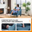  Ensemble de 2 chaises de chambre à coucher en lin 2 pièces-122587368
