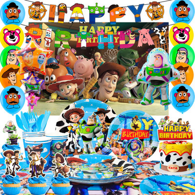 Toy Story Birthday Decorations,114pcs Toy Story Party Decorations