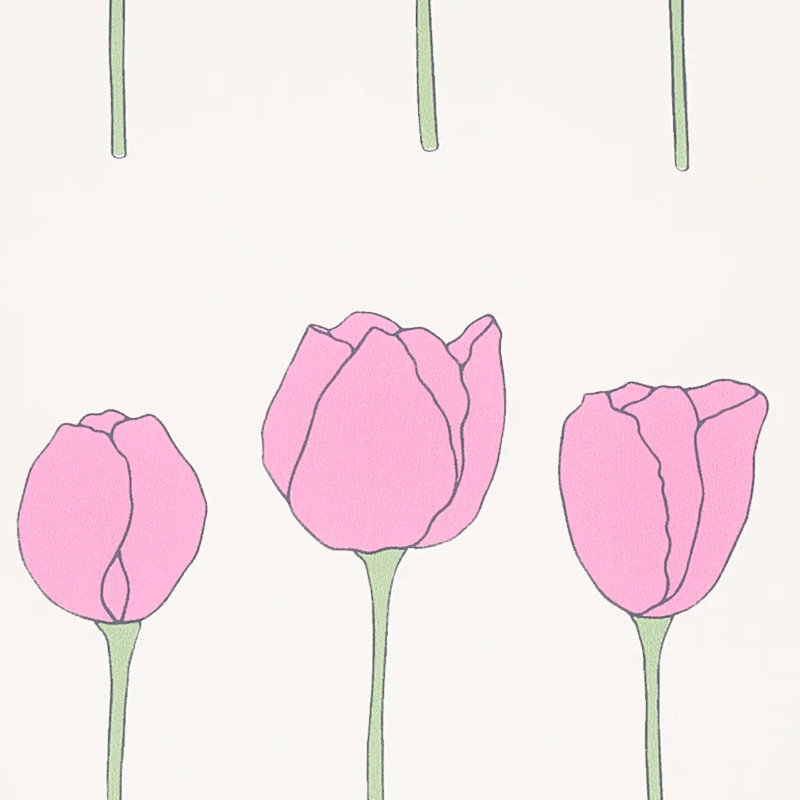 Papier peint Schumacher x Cristina Buckley Edie, Rose
