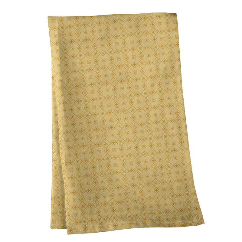 Tea Towel Kitchen Towel, Cotton Twill, Yellow