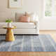 Malta Blue Machine Washable Rug