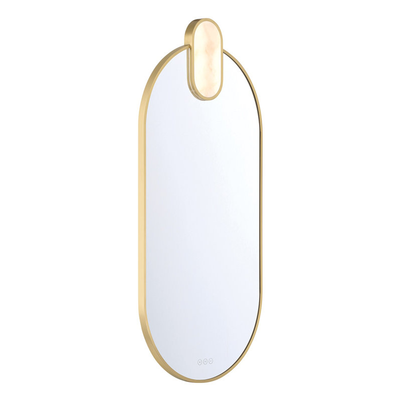 Miroir Mrissa, 21 po x 45 po, or
