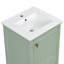 Meuble-lavabo de salle de bain avec lavabo en céramique, armoire de rangement et tiroirs-516208595