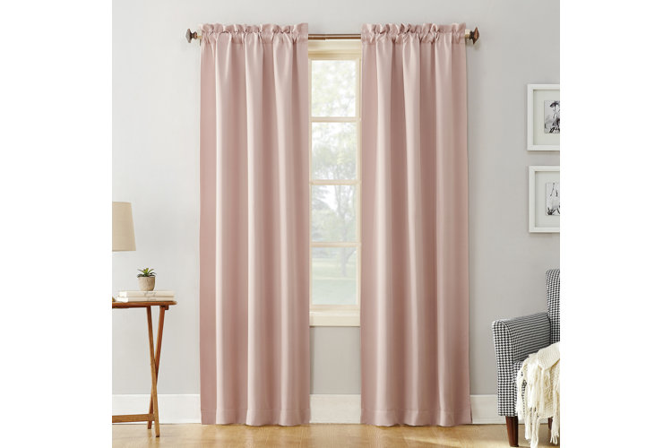 Wayfair Basics Solid Blackout Thermal Rod Pocket Single Curtain Panel