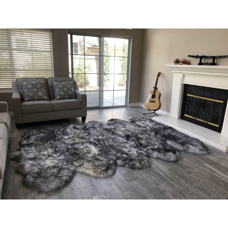 Amaranta Performance Sheepskin Indoor Rug, Novelty 5'5" x 8'6"