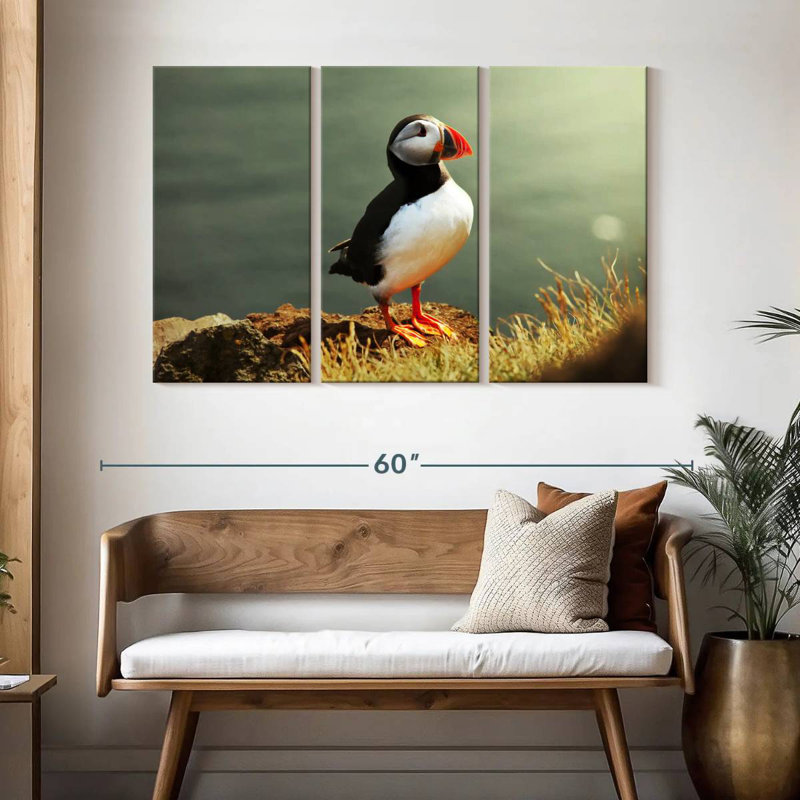 Brampt Proud Puffin, 32" H x 50" W