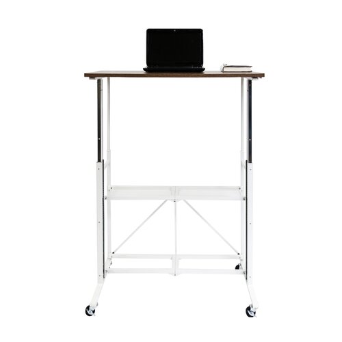 Symple Stuff Foldaway Height Adjustable Sit Stand Desk & Reviews | Wayfair