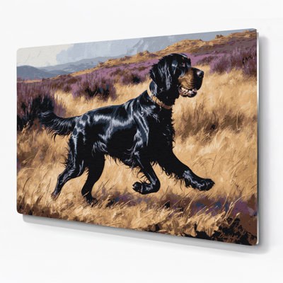 Dogs Gordon Setter Brown Metal Wall Art